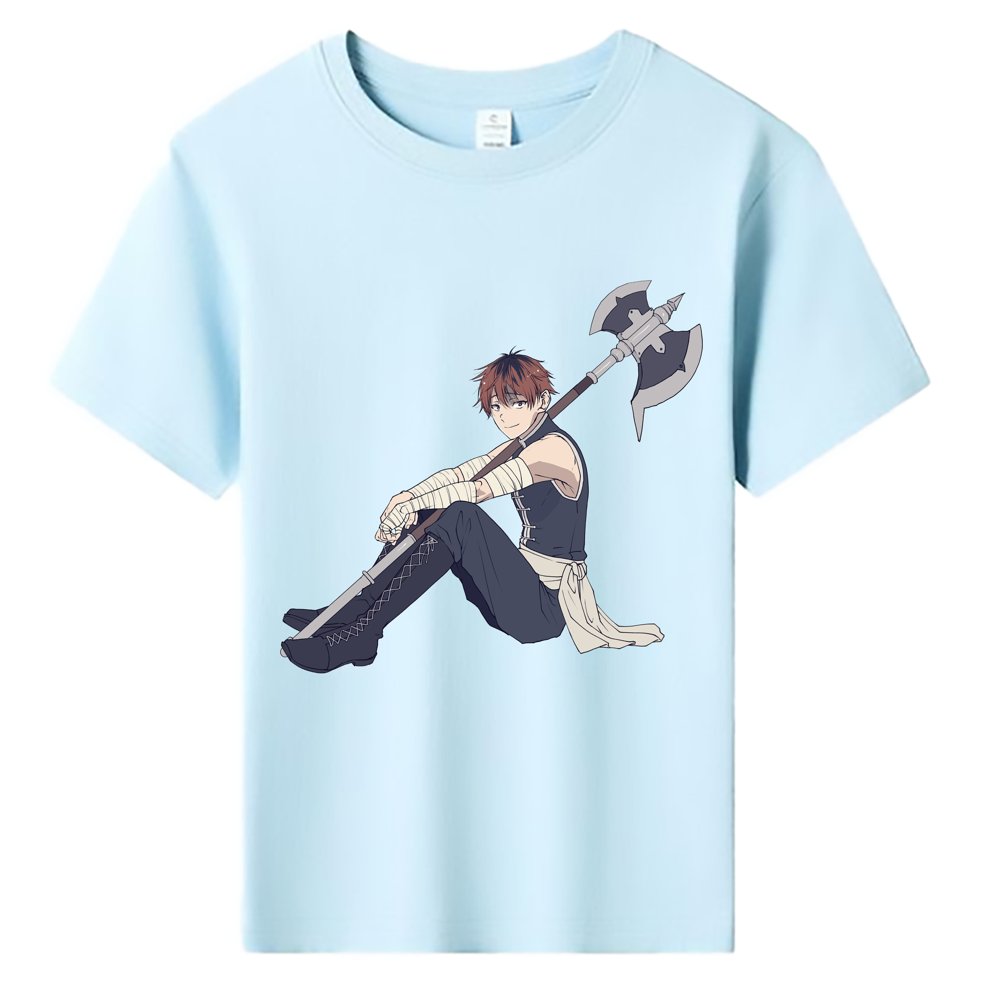（画像用） 葬送のフリーレン Frieren 綿100％キッズTシャツ（フロントプリント）